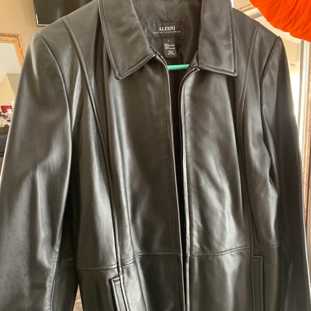 Alfani leather jacket